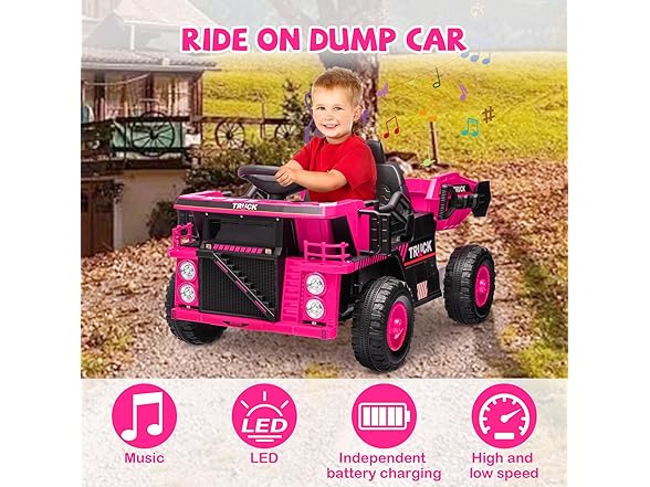 OUTLANE Ride On Dump Truck Toy