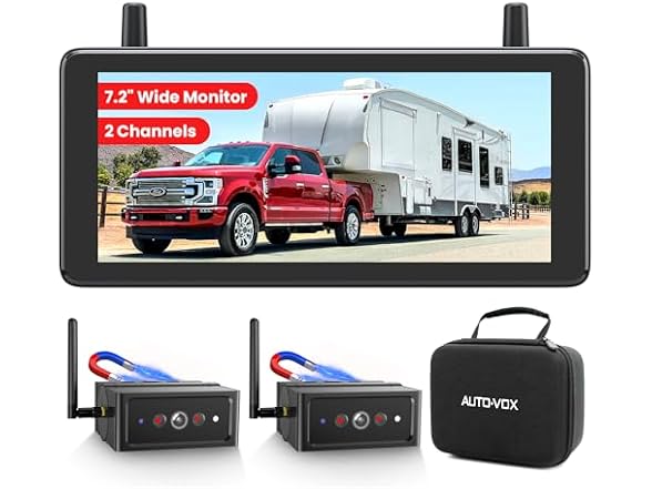 AUTO-VOX 7.2" Wireless Backup Camera