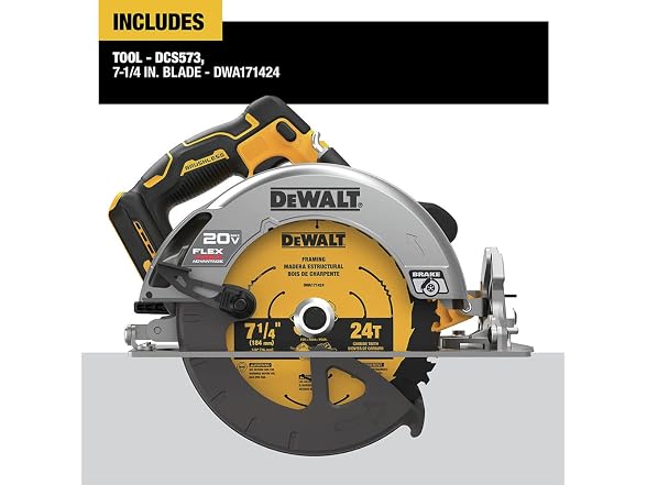 DeWalt DCS573B FLEXVOLT ADVANTAGE 20V MAX Circular Saw