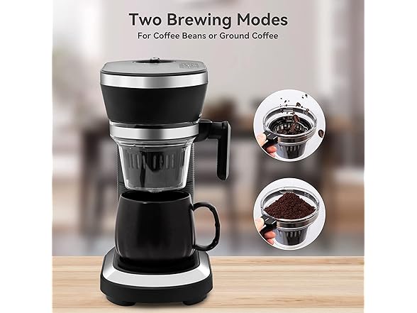 JAVASTARR Grind and Brew Coffee Maker