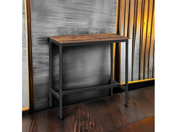 VASAGLE Bar Table, Kitchen Dining Table, High Top