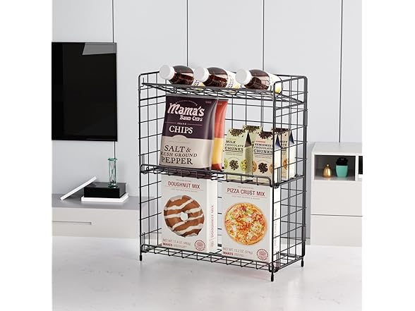 TISEMENT 3-Tier Countertop Snack Rack