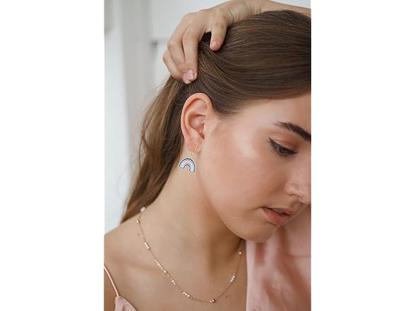 COLDDOX Rainbow Shape Dangle Earrings