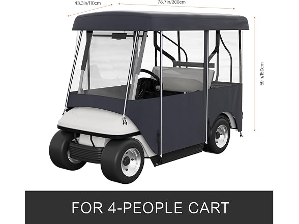 Golf Cart Enclosure, Polyester Driving