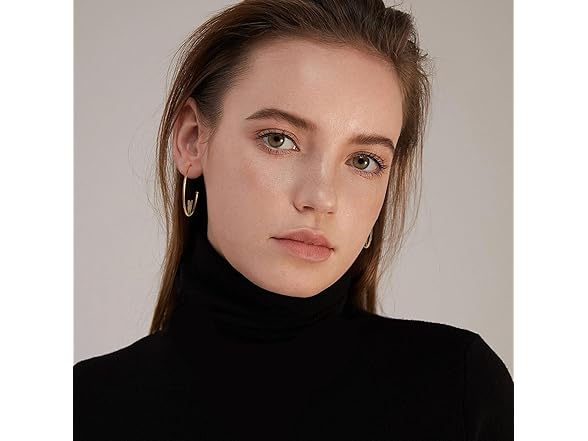 Joo&Rind Big Gold Hoop Earrings For Women