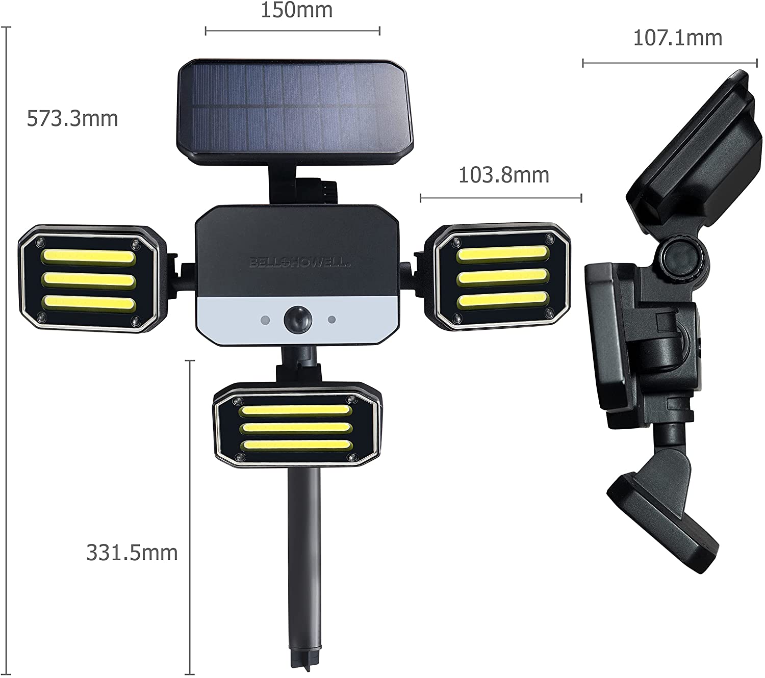 1 or 2-Pk Bionic Floodlight - Gallery 8