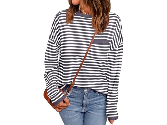 Women’s Striped Pullover by Lillusory