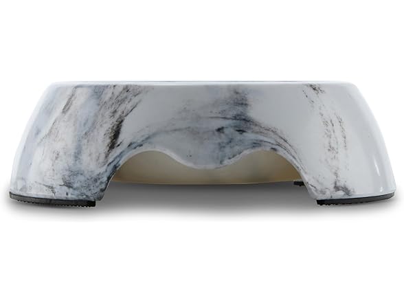 Marble Print Melamine Dog and Cat Food and Water Bowl
