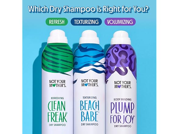 Not Your Mothers Dry Shampoo Spray Set for Instant