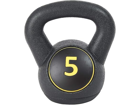 US Weight Plastic Kettlebell Set, 5/10/15 lb