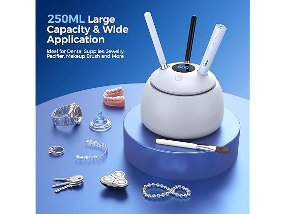 TEBAL Ultrasonic Retainer Cleaner