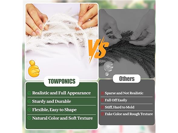 24 Inch Norfolk Pine Wreath with Lights