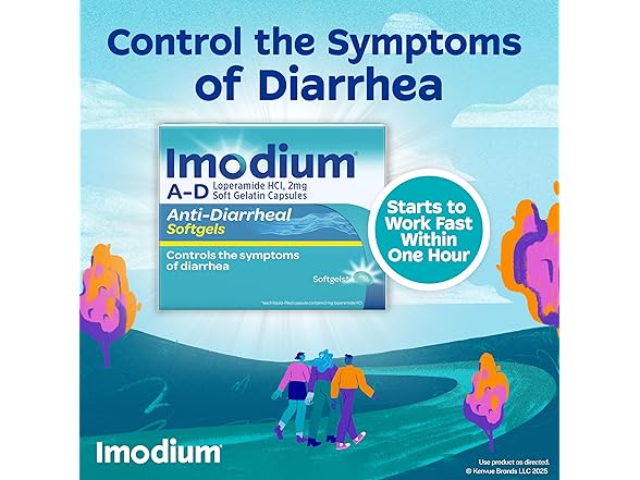 Imodium Imodium A-D Softgels, 24ct