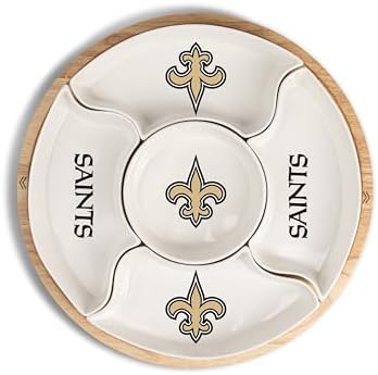 Memory Company NFL Wood Serving Compartment Tray