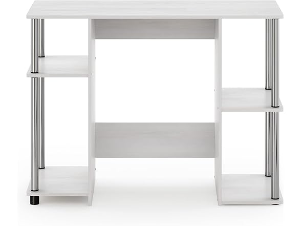 Furinno Jaya Computer Study Desk, White