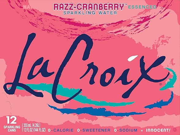 12PK La Croix Sparkling Water, Cran-Raspberry