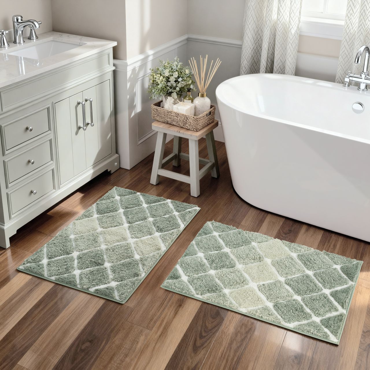 Kona Collection 24” x 36” Microfiber Bath Mats - Gallery 25