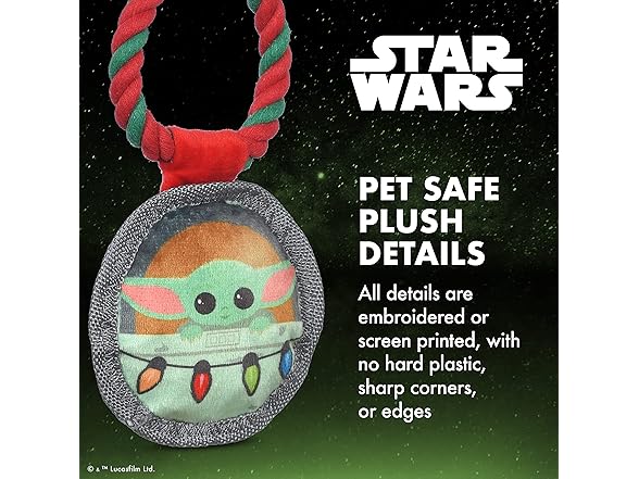 STAR WARS for Pets 4" GROGU Cradle Ornament Toy