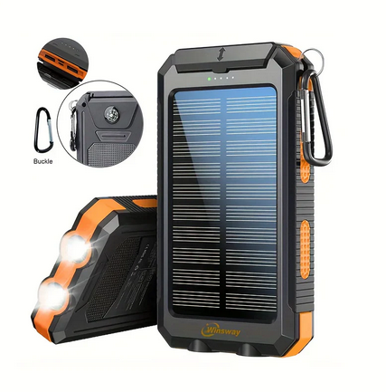 2-Pack 10,000mAh Portable Solar Charger - Gallery 15