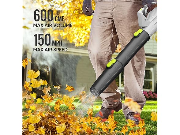 STEELITE 21V Cordless Leaf Blower | 2 Batteries