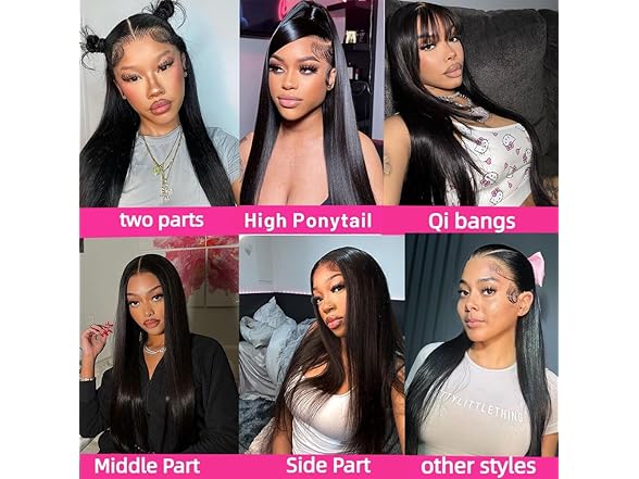 Oiosir 24in Lace Front Wigs Human Hair