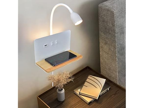 SENFAY White LED Reading Wall Lights