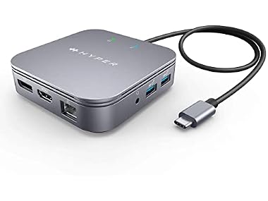 $29.99, Was $99.99, 70% Off! HyperDrive USB-C & Thunderbolt 4 Dual Monitor Dock dealfomo