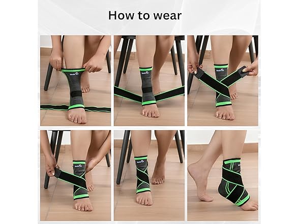Wonder Care Ankle Brace Compression Wrap