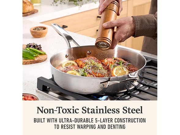 Calphalon Premier Polished 5-Ply Stainless Steel Cookware Set