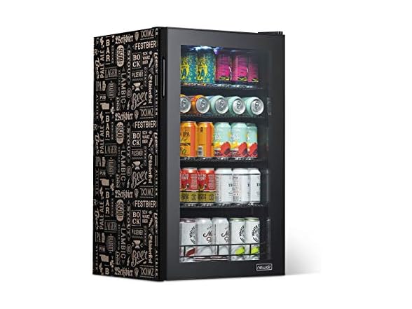 Newair Freestanding Beverage Beer Design Fridge - 126 Cans