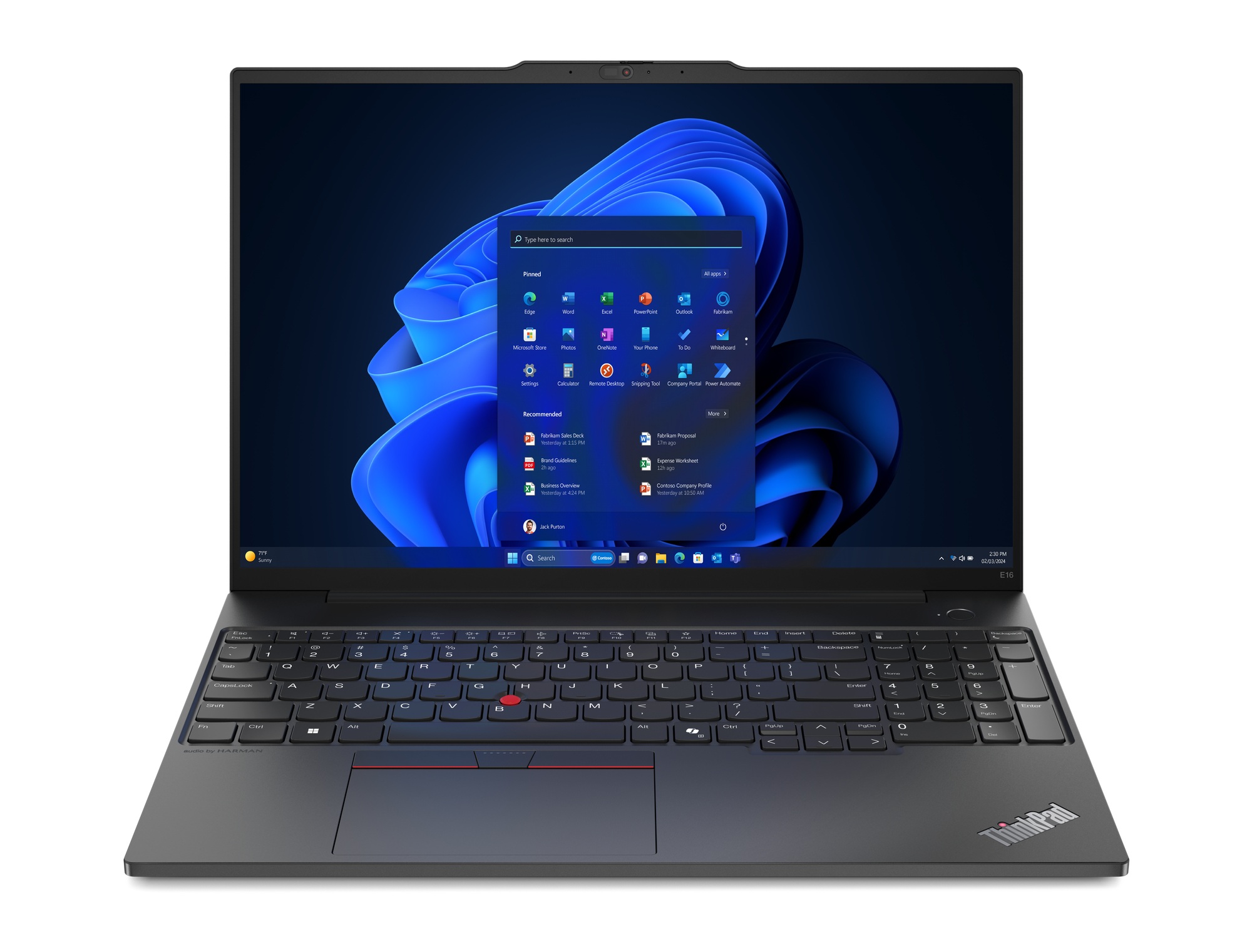 Lenovo ThinkPad E16 G2 16" Laptop - Gallery 2