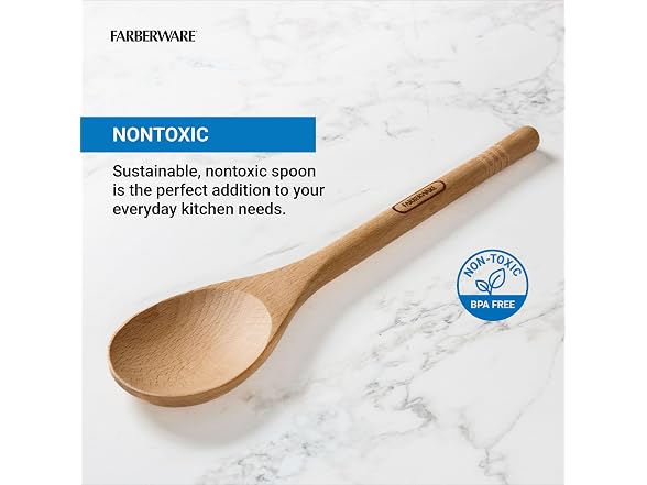 Farberware Professional Beechwood Cooking Spoon Natural