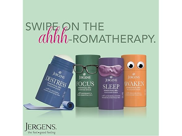 Jergens Focus Essential Oil-Scented Stick