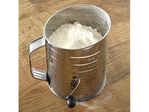 Norpro 3-Cup Steel Flour Sifter