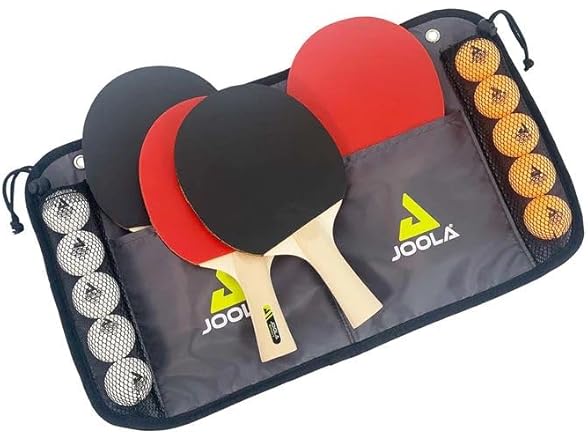 JOOLA Family Ping Pong Paddles 4 Players