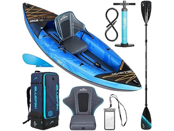 Bluefin Scout Inflatable Kayak 1 Person