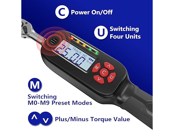 TAGVIT TAGVIT 1/4 Inch Drive Digital Torque Wr