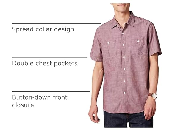 Amazon Essentials Men Slim-fit Chambray Shirt