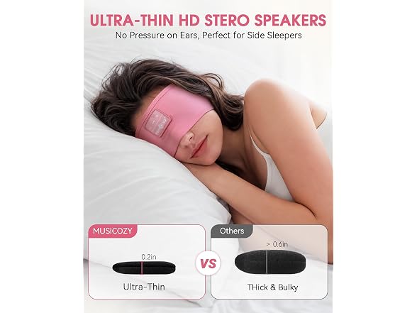 Sleep Headphones Bluetooth Headband