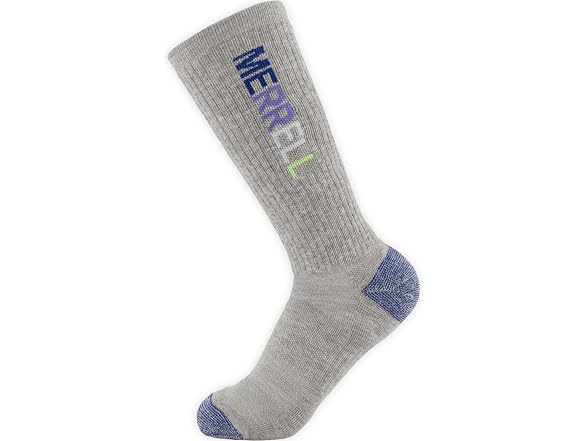 Merrell Unisex 3-pack Trekker Outdoor Crew Socks