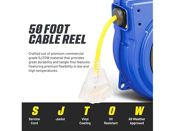 Goodyear Extension Cord Reel 12AWG x 40'