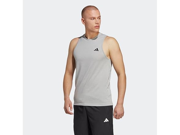 adidas Mens Training Sleeveless Grey (XS)