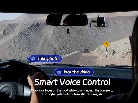 Pelsee P1 Duo 4K Dash Cam | 64GB SD