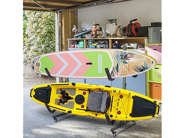 Bonnlo Freestanding Storage Rack Two-Kayak