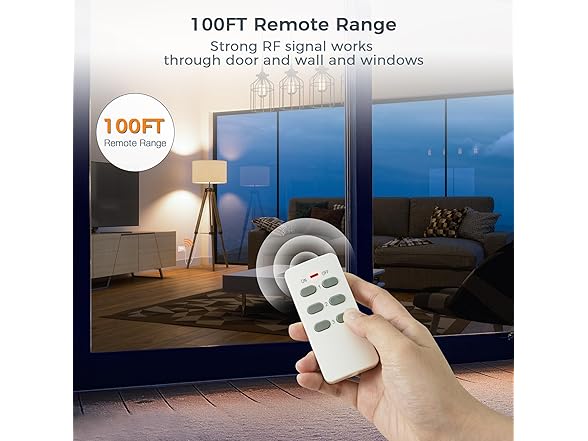 TESSAN Remote Controlled Outlet