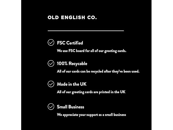 Old English Co. Funny Retirement Card