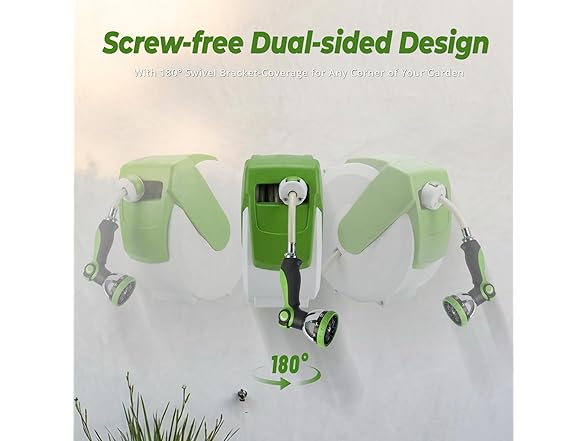 BreezeReel W2058 Garden Hose Reel 50ft