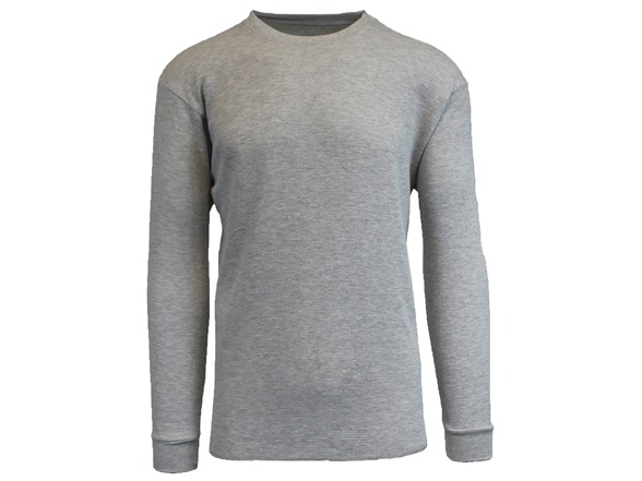 3Pk Asst Mens Waffle-Knit Thermal Shirts