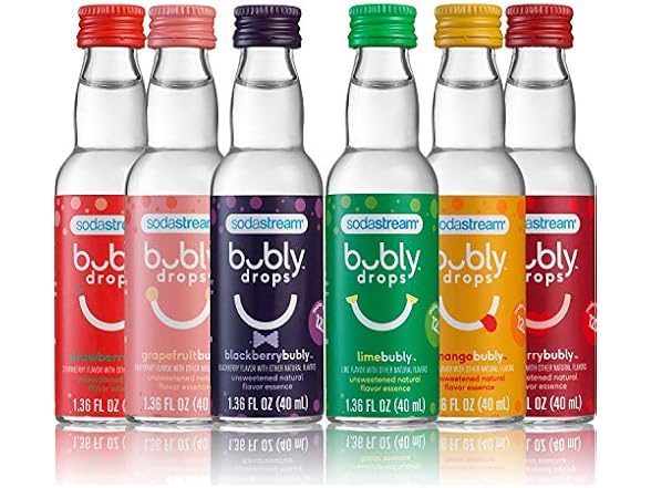 sodastream | Bubly Fruit Drops 8 Fl Oz