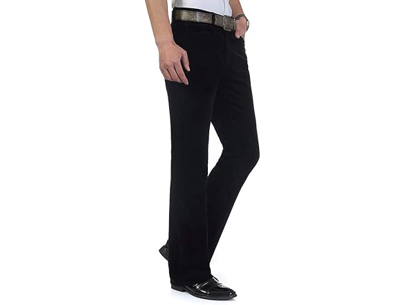 HAORUN Men's (30) Men Corduroy Bell Bottom Flares